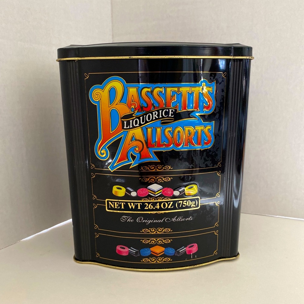 Vintage Bassett's Liquorice The Original Allsorts Advertisement Tin
